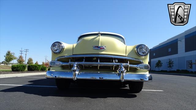 Photo of 1954 Yellow/White Chevrolet Bel Air