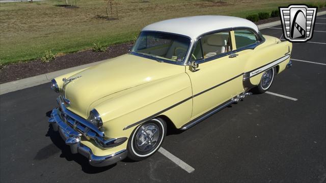 Photo of 1954 Yellow/White Chevrolet Bel Air