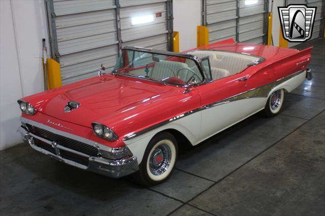Photo of 1958 Custom Pink Coral/ Colonial White Ford Fairlane 500