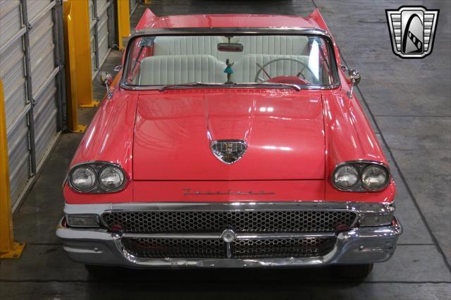 Photo of 1958 Custom Pink Coral/ Colonial White Ford Fairlane 500