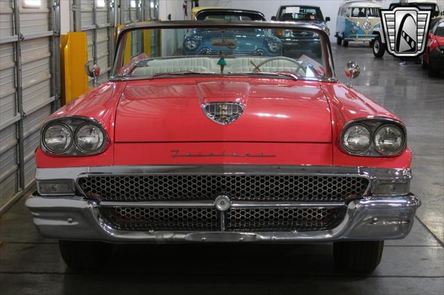 Photo of 1958 Custom Pink Coral/ Colonial White Ford Fairlane 500