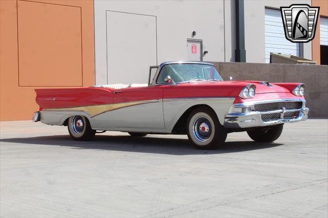 Photo of 1958 Custom Pink Coral/ Colonial White Ford Fairlane 500