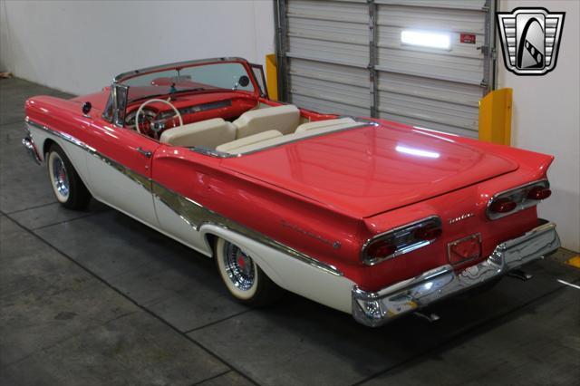 Photo of 1958 Custom Pink Coral/ Colonial White Ford Fairlane 500