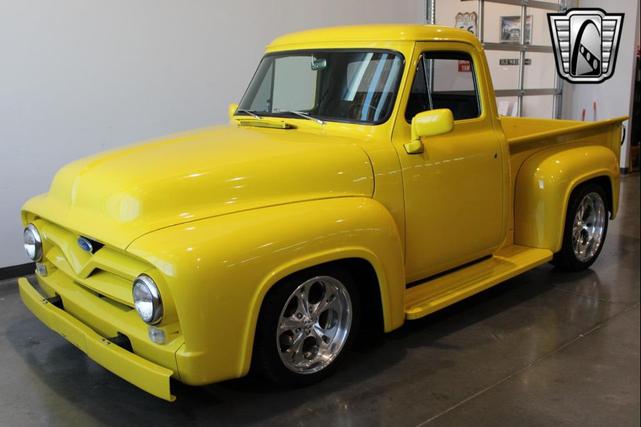 Photo of 1955 Yellow Ford F100