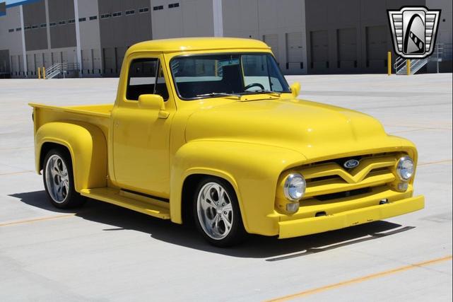 Photo of 1955 Yellow Ford F100