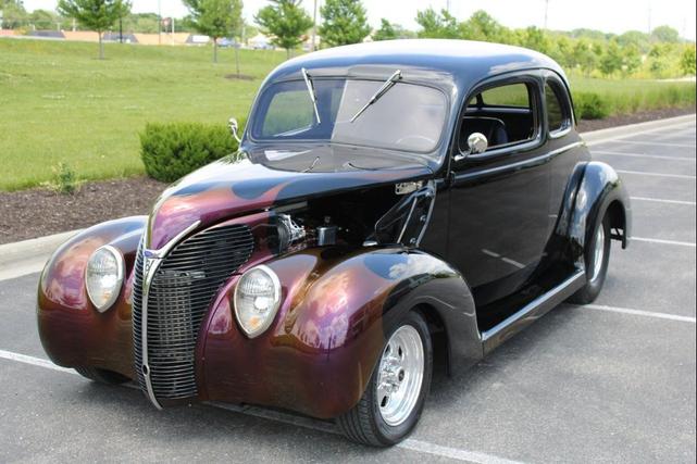Photo of 1938 Black with Flames Ford Deluxe
