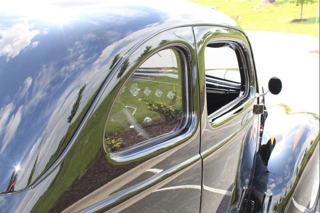 Photo of 1938 Black with Flames Ford Deluxe
