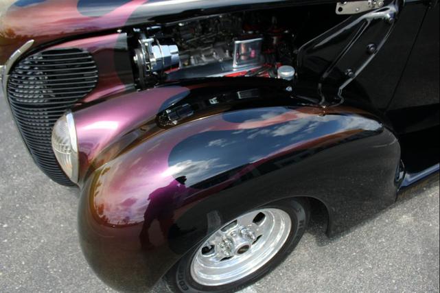Photo of 1938 Black with Flames Ford Deluxe