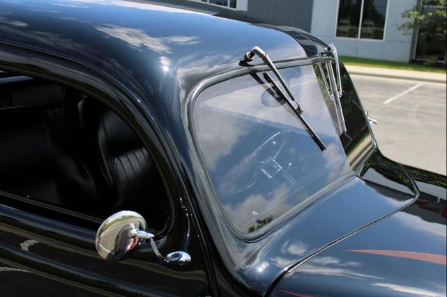 Photo of 1938 Black with Flames Ford Deluxe