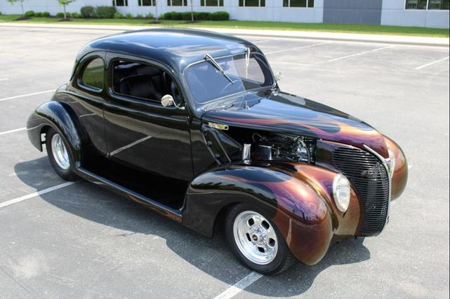 Photo of 1938 Black with Flames Ford Deluxe