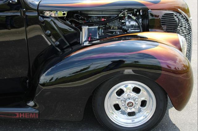 Photo of 1938 Black with Flames Ford Deluxe