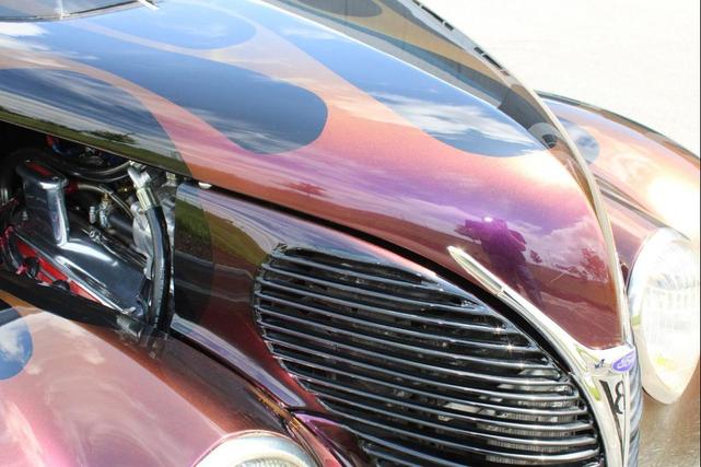 Photo of 1938 Black with Flames Ford Deluxe