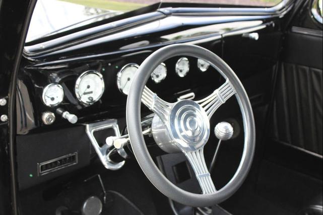 Photo of 1938 Black with Flames Ford Deluxe