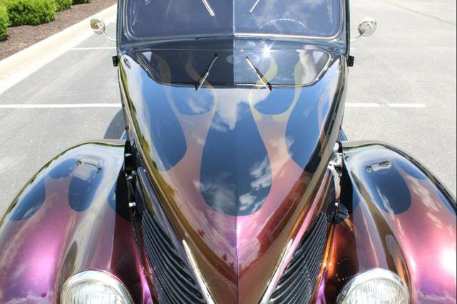 Photo of 1938 Black with Flames Ford Deluxe