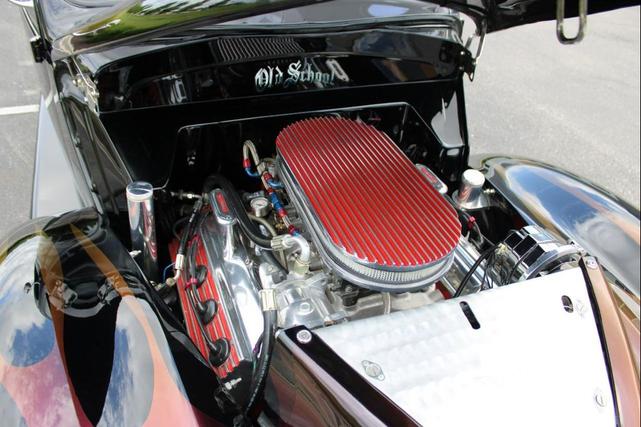 Photo of 1938 Black with Flames Ford Deluxe