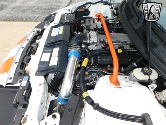 Photo of 1997 White with orange racing stripes Chevrolet Camaro