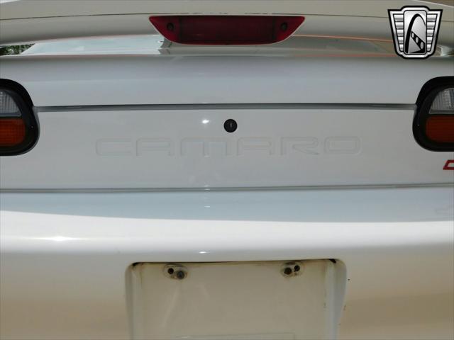 Photo of 1997 White with orange racing stripes Chevrolet Camaro