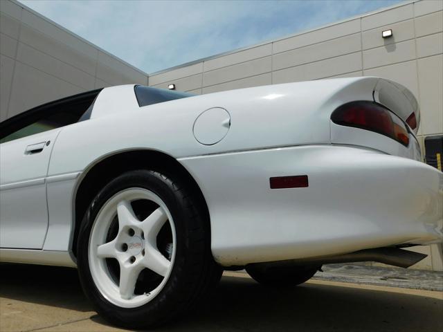 Photo of 1997 White with orange racing stripes Chevrolet Camaro