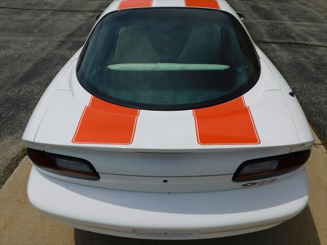 Photo of 1997 White with orange racing stripes Chevrolet Camaro
