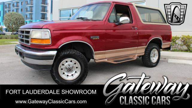 Photo of 1995 Burgundy Ford Bronco