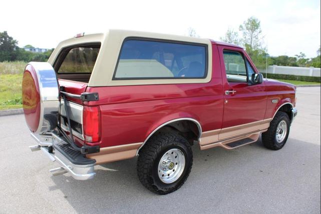 Photo of 1995 Burgundy Ford Bronco