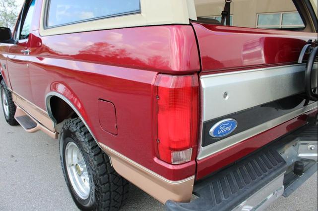 Photo of 1995 Burgundy Ford Bronco