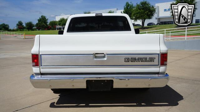 Photo of 1986 White and blue stripe Chevrolet C10/K10