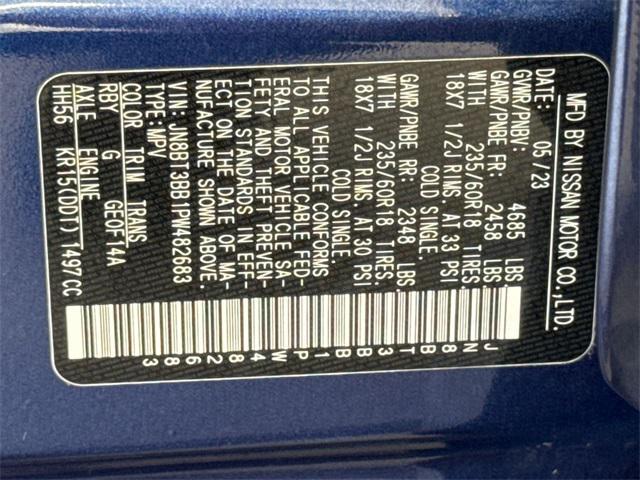 Photo of 2023 Caspian Blue Metallic Nissan Rogue