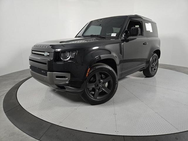Photo of 2023 Santorini Black Metallic Land Rover Defender
