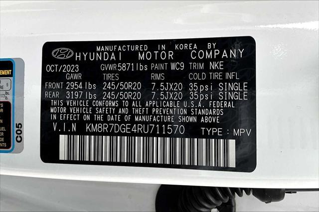 Photo of 2024 Hyper White Hyundai PALISADE