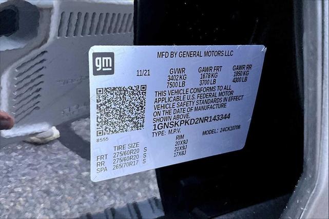 Photo of 2022 Black Chevrolet Tahoe