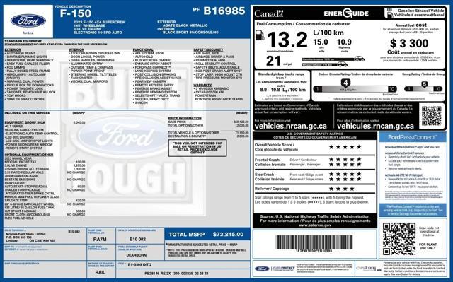Photo of 2023 Agate Black Metallic Ford F-150