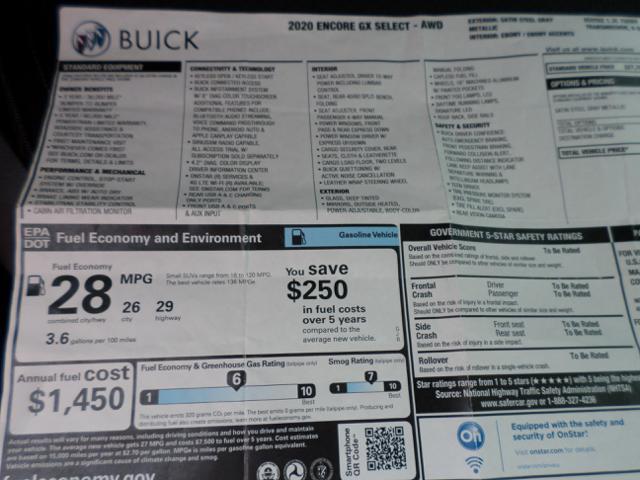 Photo of 2020 Satin Steel Metallic Buick Encore GX