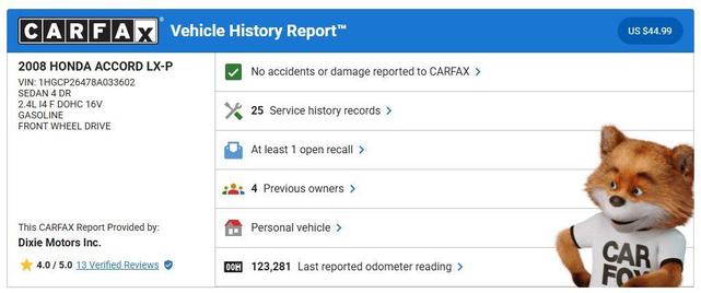 2008 Honda Accord