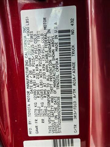 Photo of 2009 Barcelona Red Metallic Toyota Tacoma