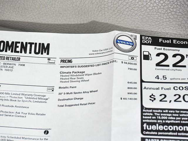 Photo of 2021 Denim Blue Metallic Volvo XC90
