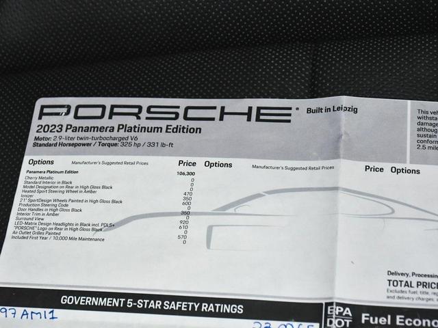 Photo of 2023 Cherry Metallic Porsche Panamera