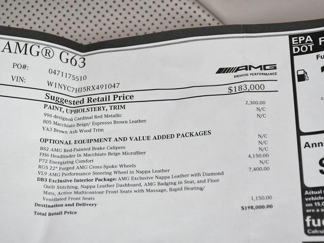 Photo of 2024 Red Mercedes-Benz AMG G 63