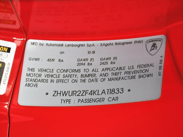 Photo of 2019 Rosso Mars Metallic Lamborghini Huracan