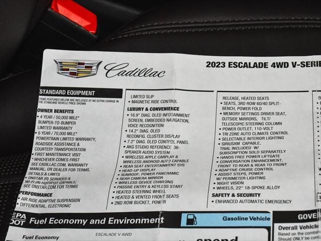 Photo of 2023 Crystal White Tricoat Cadillac Escalade