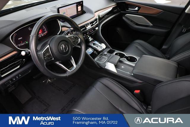 Photo of 2022 Liquid Carbon Metallic Acura MDX