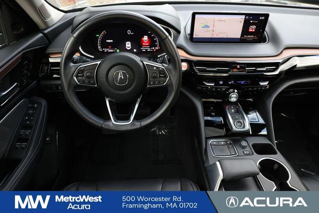 Photo of 2022 Liquid Carbon Metallic Acura MDX