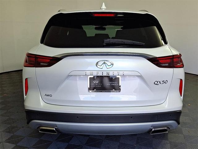 Photo of 2022 Majestic White INFINITI QX50