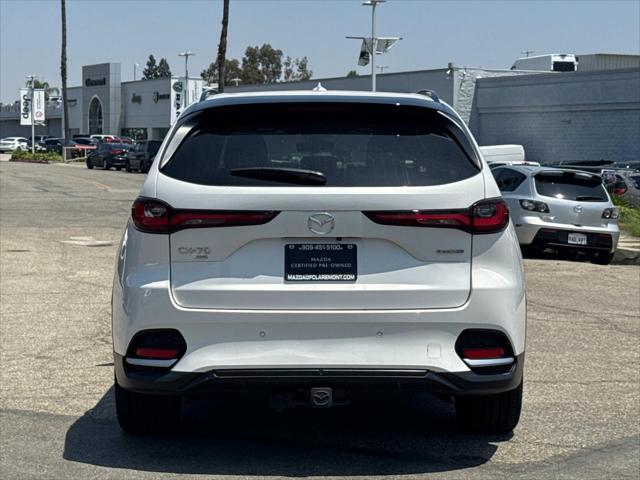 Photo of 2025 RHODIUM WHITE P Mazda CX-70 PHEV