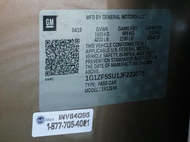 Photo of 2018 Sandy Ridge Metallic Chevrolet Malibu Hybrid