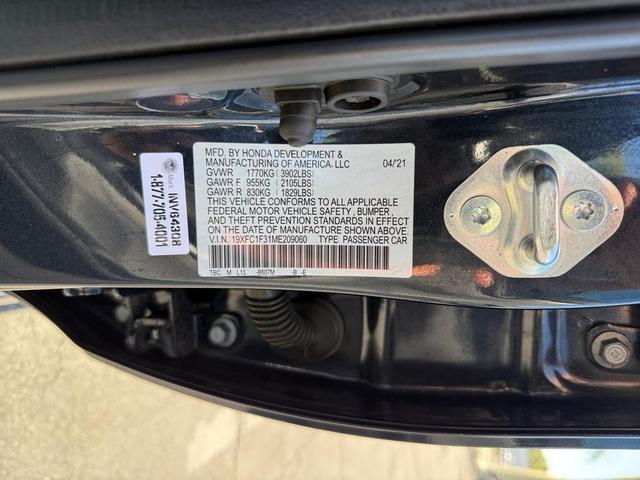 Photo of 2021 Cosmic Blue Metallic Honda Civic