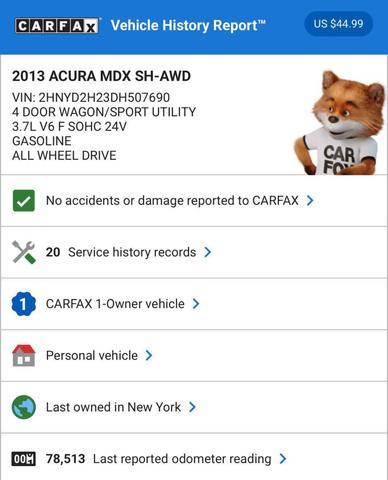 Photo of 2013 Black Acura MDX