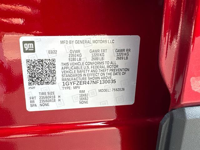 Photo of 2022 Cayenne Red Tintcoat Cadillac XT4