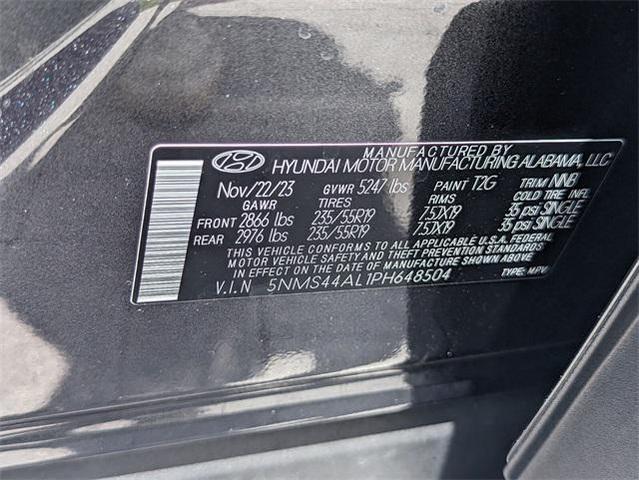 Photo of 2023 Portofino Gray Hyundai SANTA FE
