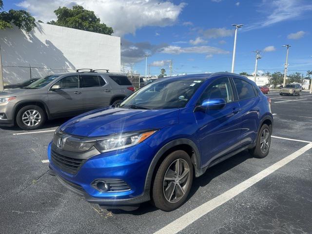 Photo of 2021 Aegean Blue Metallic Honda HR-V